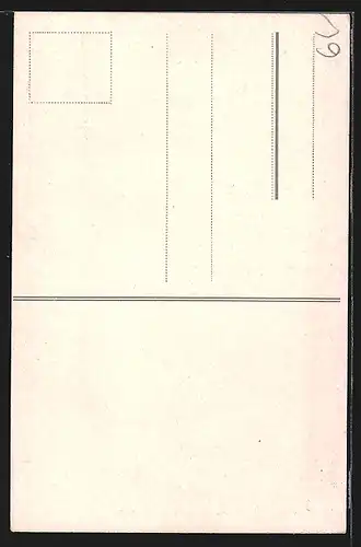 AK Historie vom Salvator, Brauerei-Werbung