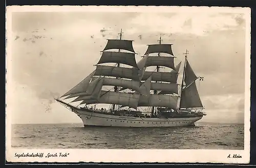 AK Segelschiffschulschiff Gorch Fock