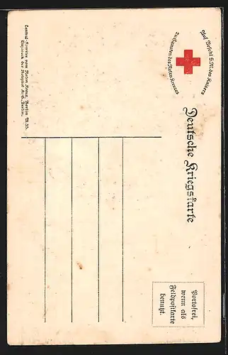 AK Kaiser Wilhelm II., Portrait und Zitat