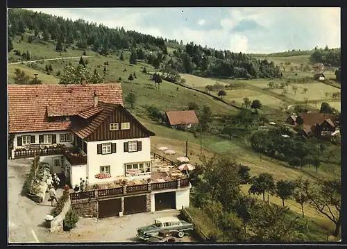 AK Sasbachwalden Brandmatt /Schwarzwald, Gasthof-Pension-Cafe Schwarzwaldperle, bes. Kopp-Meier