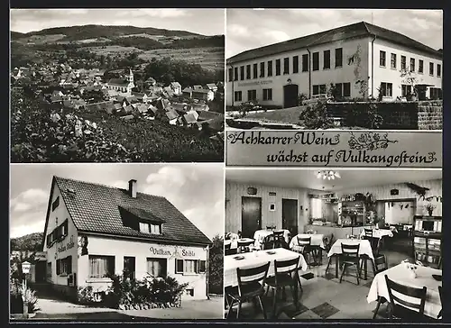 AK Achkarren am Kaiserstuhl, Weinrestaurant Vulkanstüble, Bes. Fam. Strittmatter
