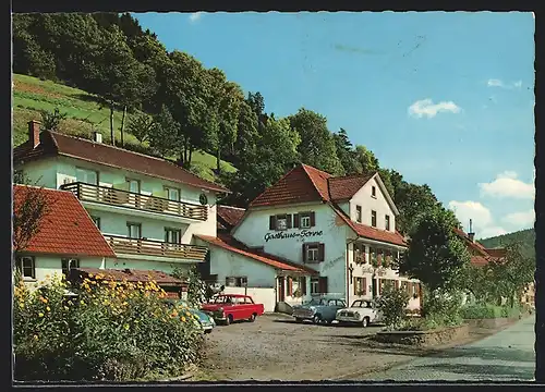 AK Oberwinden, Gasthof-Metzgerei zur Sonne, Schätzle-König