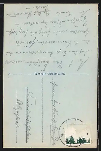 AK Kaufbeuren, Ansicht des Fünfknopfturms