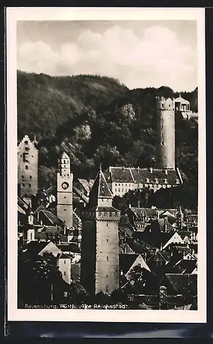 AK Ravensburg /Württ., Blick auf die alte Reichsstadt