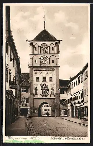 AK Wangen im Allgäu, Sankt-Martinstor