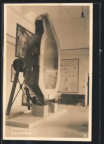 AK München, Deutsches Museum, Hüttenwesen, Bessemerbirne