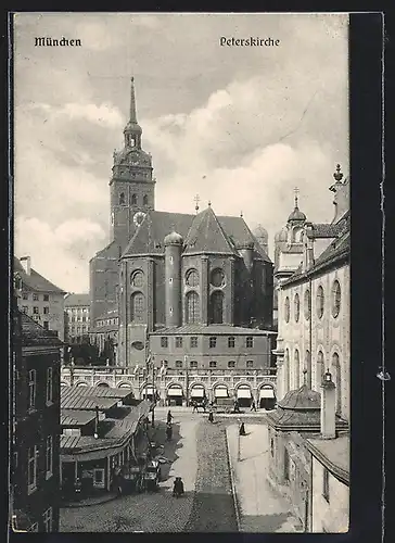 AK München, Die Peterskirche