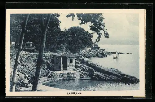 AK Laurana, Ortspartie am Wasser