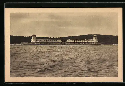 AK Brioni, Blick auf Seebad Saluga