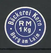 Reklamemarke Bäckerei Kern, Berg am Laim