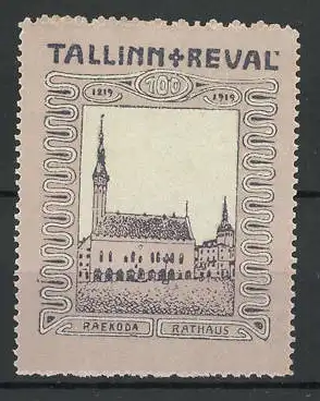 Reklamemarke Tallinn, Raekoda, Rathaus
