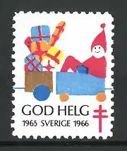 Reklamemarke God Helg, Sverige 1965-1966, gegen Tuberkulose