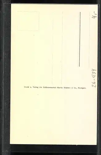 Künstler-AK Albert Hendschel: No. 55, Vater und Sohn