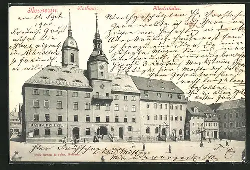 AK Rosswein, Klosterkeller und Rathaus