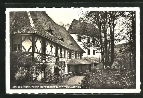 AK Burggailenreuth / Fränkische Schweiz, Schloss-Restauration Burggailenreuth