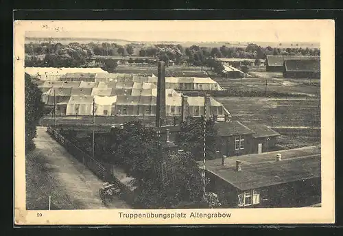AK Altengrabow, Blick auf den Truppenübungsplatz