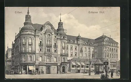 AK Erfurt, Hotel Erfurter Hof