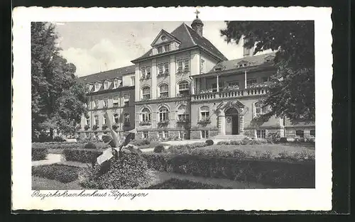 AK Göppingen, Blick zum Bezirkskrankenhaus