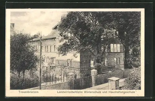 AK Treuenbrietzen, Landwirtschaftliche Winterschule und Haushaltungsschule