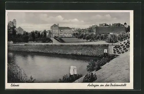 AK Erkner, Anlagen an der Badeanstalt