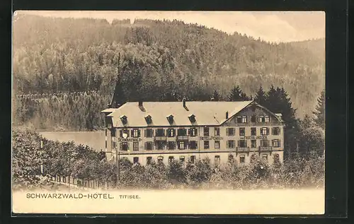 AK Titisee /schwarzwald, Hotel-Pension Schwarzwald