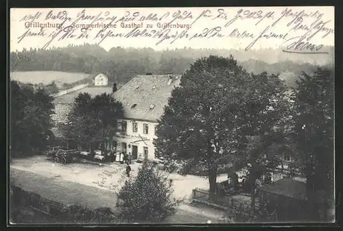 AK Grillenburg, Gasthof zu Grillenburg