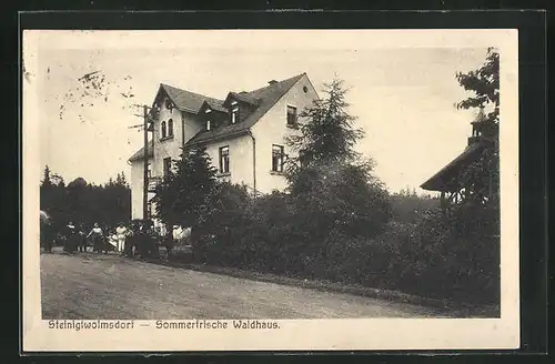 AK Steinigtwolmsdorf, Gasthof zum Waldhaus