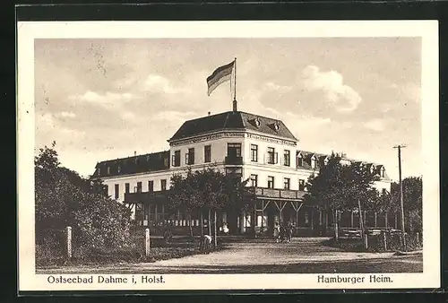 AK Dahme i. Holstein, Hotel Hamburger Heim, Inh. Th. Schöning