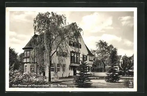 AK Bad Saarow, Hotel Haus Fröhlich