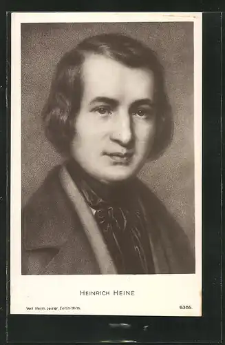 AK Porträt des Dichters Heinrich Heine