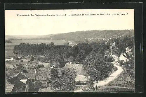 AK Sainte Aulde, Panorama de Moitièbard, pris du Moncel