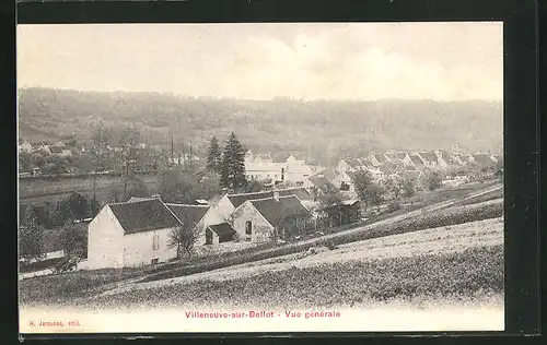 AK Villeneuve-sur-Bellot, Vue gènèrale