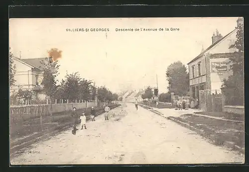 AK Villiers-St-Georges, Descente de l`Avenue de la Gare