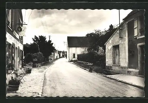 AK Villiers-sur-Morin, Rue de Paris, Strassenpartie