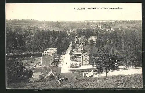 AK Villiers-sur-Morin, Vue panoramique