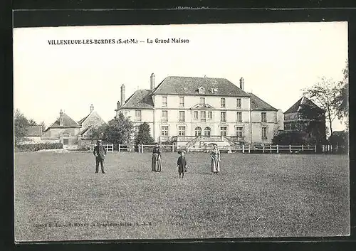 AK Villeneuve-les-Bordes, La Grand Maison