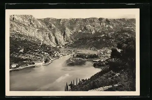 AK Dubrovnik-Rijeka, Totalansicht aus der Vogelschau