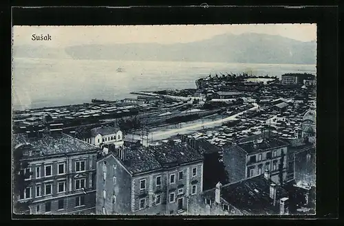 AK Susak, Teilansicht aus der Vogelschau
