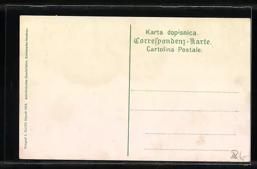 AK Ragusa, Grotte auf der Insel Lacroma