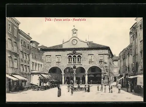 AK Pola, Forum antiko, Hauptplatz