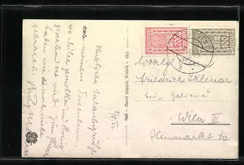 AK Wiesen, Ortsansicht mit Kirche