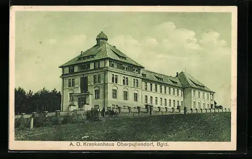 AK Oberpullendorf, Partie am Krankenhaus