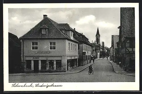 AK Schwabach, Ludwigstrasse, Frankenhof