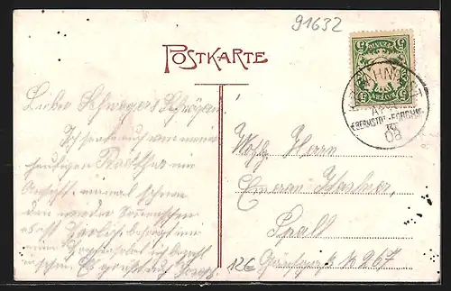 AK Pretzfeld /Fränkische Schweiz, Gasthaus zur Post, Totalansicht