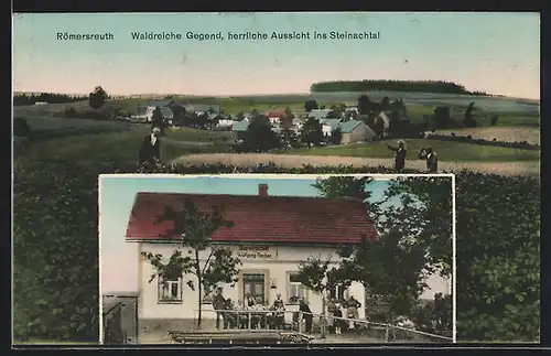 AK Römersreuth, Gasthaus Wolfgang Fischer, Bierwirtschaft