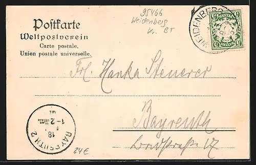 AK Rosenhammer, Ortspartie und alter Baum