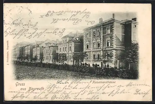 AK Bayreuth, Menschen in der Kasernenstrasse