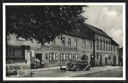 AK Donndorf b. Bayreuth, Gasthaus zum goldenen Pfau