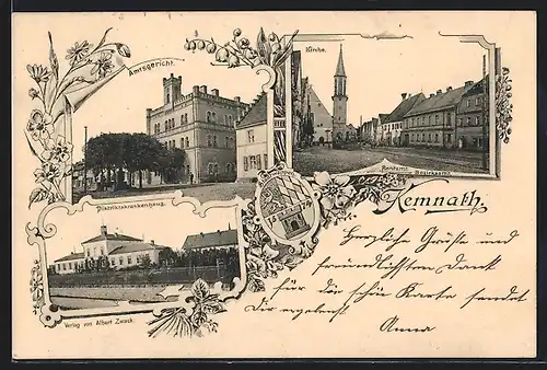 AK Kemnath, Amtsgericht, Kirche, Distriktskrankenhaus, Rentamt