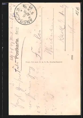 AK Ansbach, Uzstrasse mit Geschäften